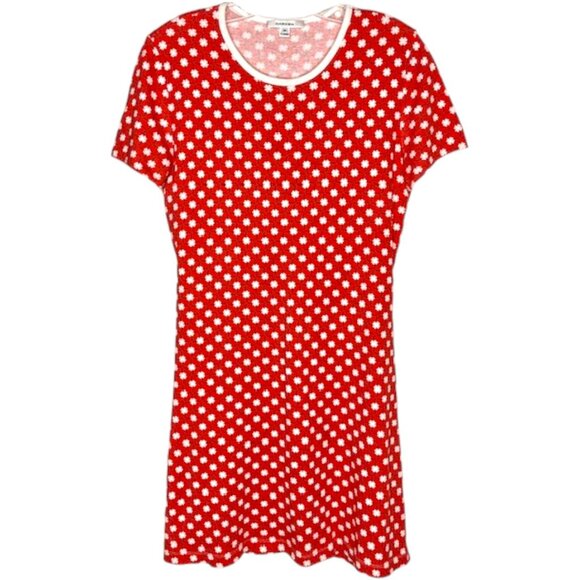 Carven Dresses & Skirts - Carven Plaid & Clover Short Sleeved 100% Cotton Mini Dress - Red/White/Blue - S
